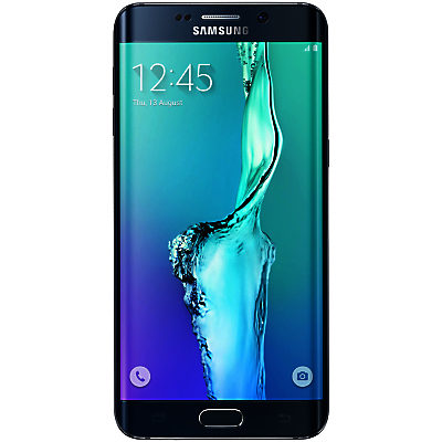Samsung Galaxy S6 Edge + Smartphone, Android, 5.7, 4G LTE, SIM Free, 64GB Black